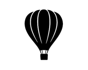 Heteluchtballon | Svg | png | Dxf | Eps | Jpeg-bestand | Clipart heteluchtballon | Reiscricut | Avontuurlijk ontwerp | 300 dpi | Direct downloaden