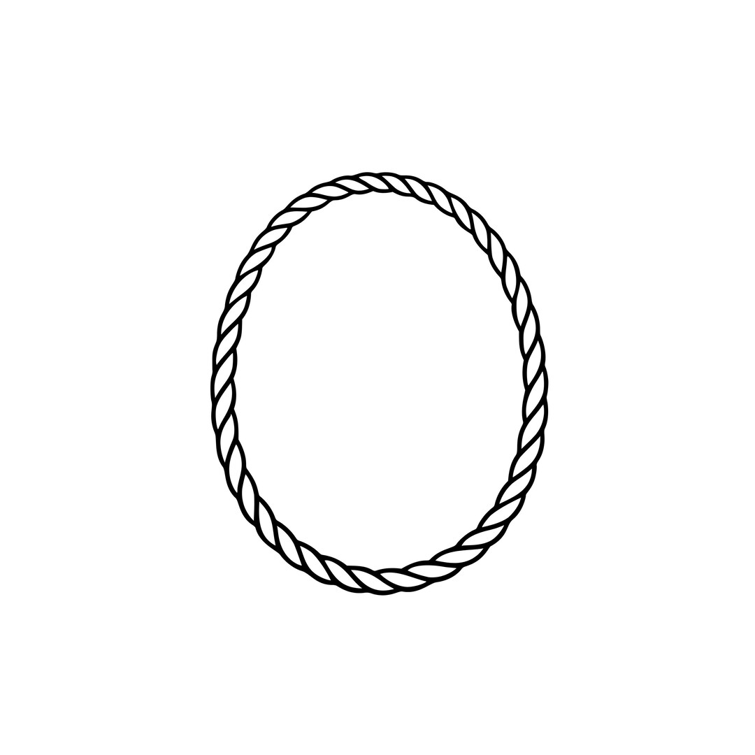 Round Rope Outline Rope Outline Svg | Png | Dxf | Eps | Jpeg | Rope Outline | Clipart ...