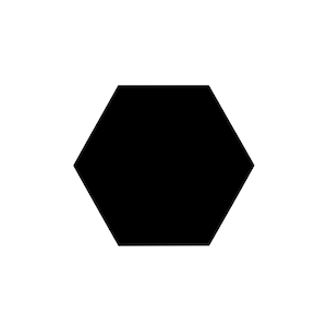 Hexágono SVG / PNG / DXF / EPS / JPEG / Imágenes prediseñadas de hexágono / Archivo Cricut de forma geométrica / Silueta de hexágono / 300 DPI / Descarga instantánea
