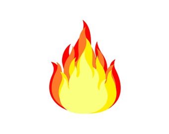 Vlam | Gelaagd | Svg | png | Dxf | Eps | Jpeg-bestand | Vuurillustraties | Gelaagde vlam | Cricut | Vuur | Kampvuurontwerp | 300 dpi | Direct downloaden