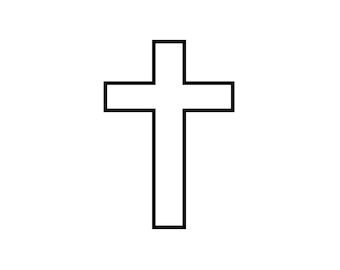 Christelijk kruis Svg | png | Dxf | Eps | Jpeg-bestand | Kruisafbeeldingen | Cricut-bestand | Religieus kruis | Kerkontwerp | 300 dpi | Direct downloaden