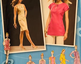 Simplicity 2927 Dress or Top Project Runway Sizes 4-12