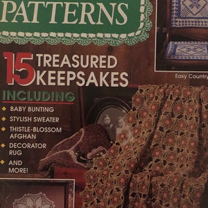 McCall Crochet Patterns vintage Avril 1993