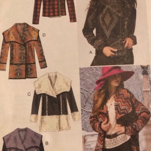 Coat McCall's 6656 Easy to Make Pattrn Sizes XSml-Med.
