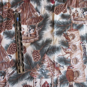 Patch stof kerstkardinaal