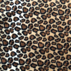 Cheetah Brown Tan n Black 22”x65”