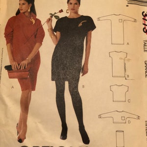 Vintage Very Rare McCall&#39;s 3773  Dress Top UNCUT Sizes Large