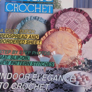 Magic Crochet Book Vintage December 1991