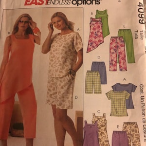 McCall's 4099 Easy Endless Options  Sizes 12-18 UNCUT
