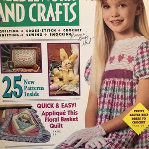 McCall&#39;s Needlework and Crafts Book Vintage April 1992