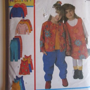 Girls Easy McCall&#39;s 9479 for a Jacket Top Pants Dresses Set  Sizes 6-8 Vinatage