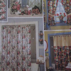 Vintage Duschvorhang Schlichtheit7582 für Haus Dekorieren Küche Dekor UNCUT