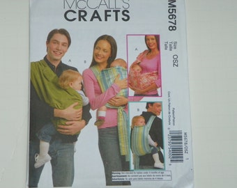 Baby Carrier Pattern by McCalls 5678 Uncut