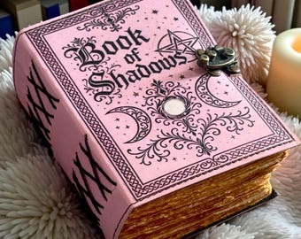 Journal du livre des ombres en cuir fait main, journal grimoire rechargeable, papier Deckle Edge, sorcellerie spirituelle, cadeau pour lui et elle