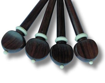 Handmade French Style Ebony Violin Pegs
