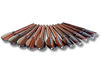Rosewood Oud Tuning Pegs Set - 12 Pcs