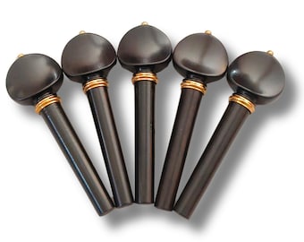 Ebony Violin Pegs Set