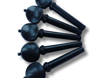 Premium Ebony Violin Pegs Set