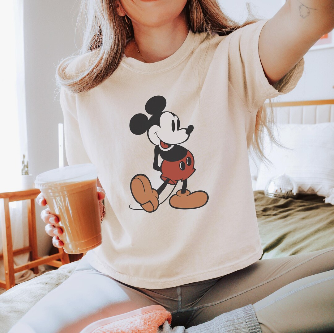 Comfort Colors® Retro Mickey Boxy Shirt, Cute Mickey Shirts, Retro ...