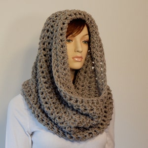 Crochet PATTERN PDF, the Aurora Cowl, Over the Head Chunky Cowl ...
