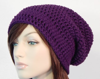 Color Choices, Purple Slouch Hat, Black Slouchy Beanie, Gray Womens Hat, Teen Slouchy Hat, Green Winter Hat, Many Colors, MarlowsGiftCottage