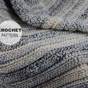 Crochet PATTERN PDF, The Cuddle Throw Crochet Pattern, Throw Blanket Pattern, Advanced Beginner Pattern, Afghan Crochet, MarlowsGiftCottage