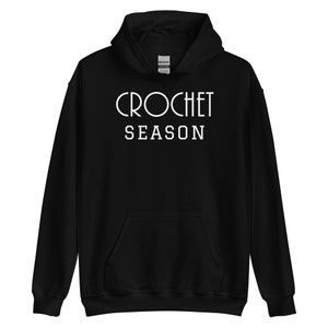 Color Choices Unisex Crochet Season Hoodie, Crochet Season Sweatshirt, Cute Crochet Shirt, Gift For Crocheter, Amigurumi, MarlowsGiftCottage