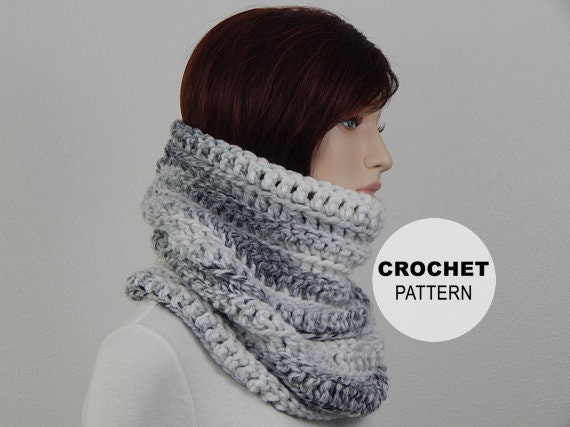 30 Crochet Scarf Ideas: Stylish Patterns for Skinny, Chunky, Cowl, and Wrap Looks 10 Marble Cowl Crochet Pattern