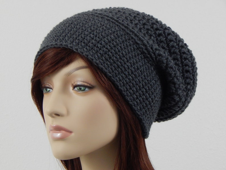 Crochet PATTERN PDF the City Slouch Beanie Pattern Slouchy - Etsy