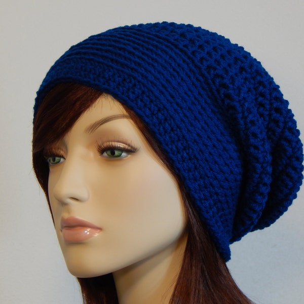 Color Choices, Peacock Blue Slouch Hat, Blue Slouchy Beanie, Blue Womens Hat, Teen Slouchy Hat, Winter Hats, Mod, MarlowsGiftCottage