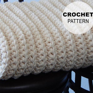 Crochet PATTERN PDF, The Bundle Up Blanket Crochet Pattern, Throw Blanket Pattern, Beginner Pattern, Super Soft Throw, MarlowsGiftCottage