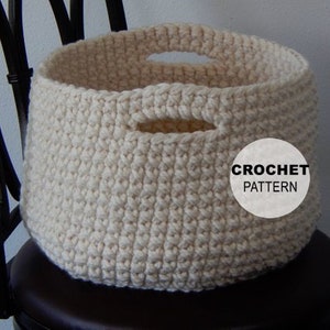 Crochet PATTERN PDF, The Catch All Basket Crochet Pattern, Thick Flexible Large Basket, Foldable Basket, Easy Pattern, MarlowsGiftCottage