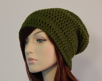 Color Choices, Olive Green Slouch Hat, Black Slouchy Beanie, Womens Hat, Teen Slouchy Hat, Red Winter Hat, Fall Beanies, MarlowsGiftCottage