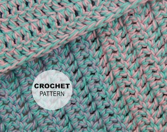 Crochet PATTERN PDF, Afghan Blanket, Throw Crochet Pattern, The Wrapped In Love Afghan Crochet Pattern, Beginner Crochet, MarlowsGiftCottage