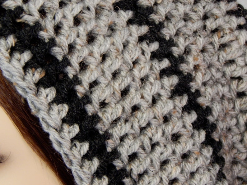 Crochet PATTERN PDF, The Uptown Slouch Beanie, Winter Slouchy Hat, Ladies Crochet Hat Pattern, Teen Hats, Crochet Hats, MarlowsGiftCottage image 2