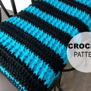 Crochet PATTERN PDF, Afghan Blanket, Throw Crochet Pattern, The Cable Striped Throw, Afghan Crochet Pattern, Beginner, MarlowsGiftCottage