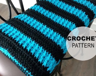 Crochet PATTERN PDF, Afghan Blanket, Throw Crochet Pattern, The Cable Striped Throw, Afghan Crochet Pattern, Beginner, MarlowsGiftCottage