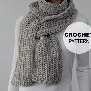 Crochet PATTERN PDF, The Traveling Scarf Crochet Pattern, Wide Long Scarf, Wrap Scarf Crochet Pattern, Beginner Crochet, MarlowsGiftCottage