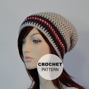Crochet PATTERN PDF, The Free Spirit Slouch Beanie, Winter Slouchy Hat, Ladies Crochet Hat Pattern, Teen, Crochet Hats, MarlowsGiftCottage