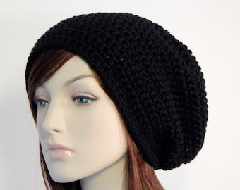 Choose Color, Mens, Womens, Extra Slouchy Hat, Slouchy Beanie, Womens Hat, Mens Hat, Hipster Beanie, Boho Chic, Black Slouchy Beanie