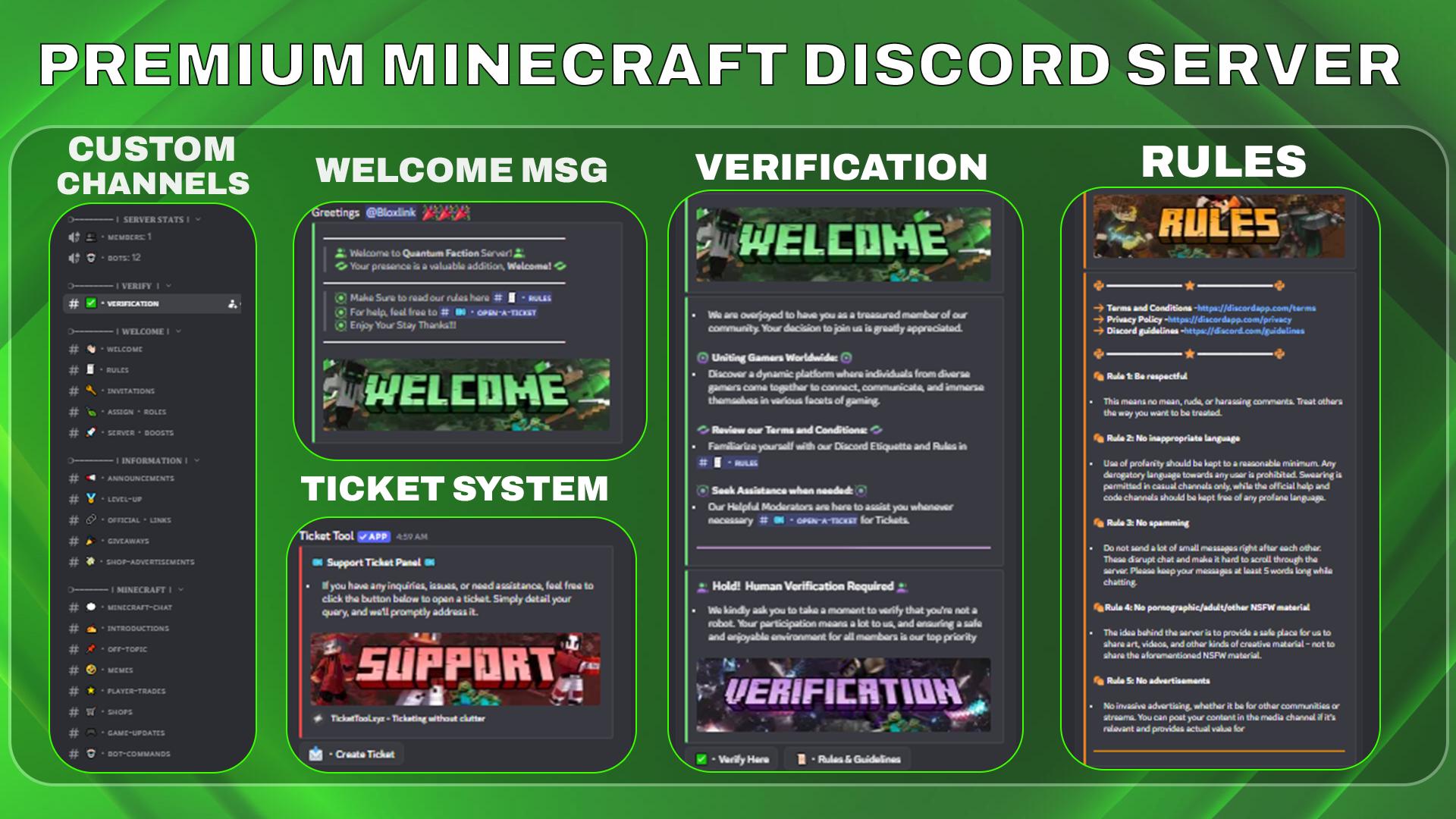 Custom Discord Server Build | Professional Community Setup - Etsy
