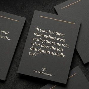 Relationship Pattern Cards for Couples | Attachment Style Deck | Printable PDF + JPG Download