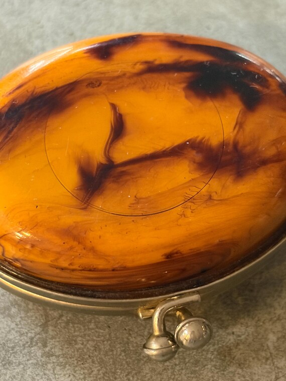 Tortoiseshell Style Pill Box - image 5