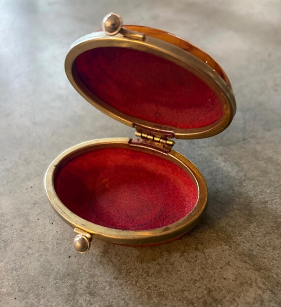 Tortoiseshell Style Pill Box - image 7