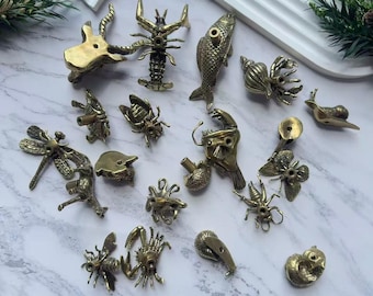 Antiqued Animal Cupboard Door Knobs,Brass Animals Jungle Animals Knob,Brass Dresser Pulls/Drawer Knob,Uniqueknob,Cabinet Hardware