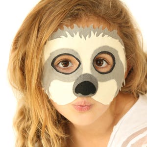 Sloth Mask PATTERN. Kids Felt Mask Sewing Pattern PDF. image 5