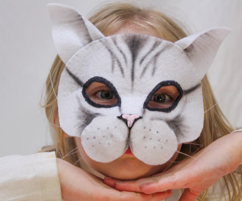 Cat Mask Sewing PATTERN. | Etsy
