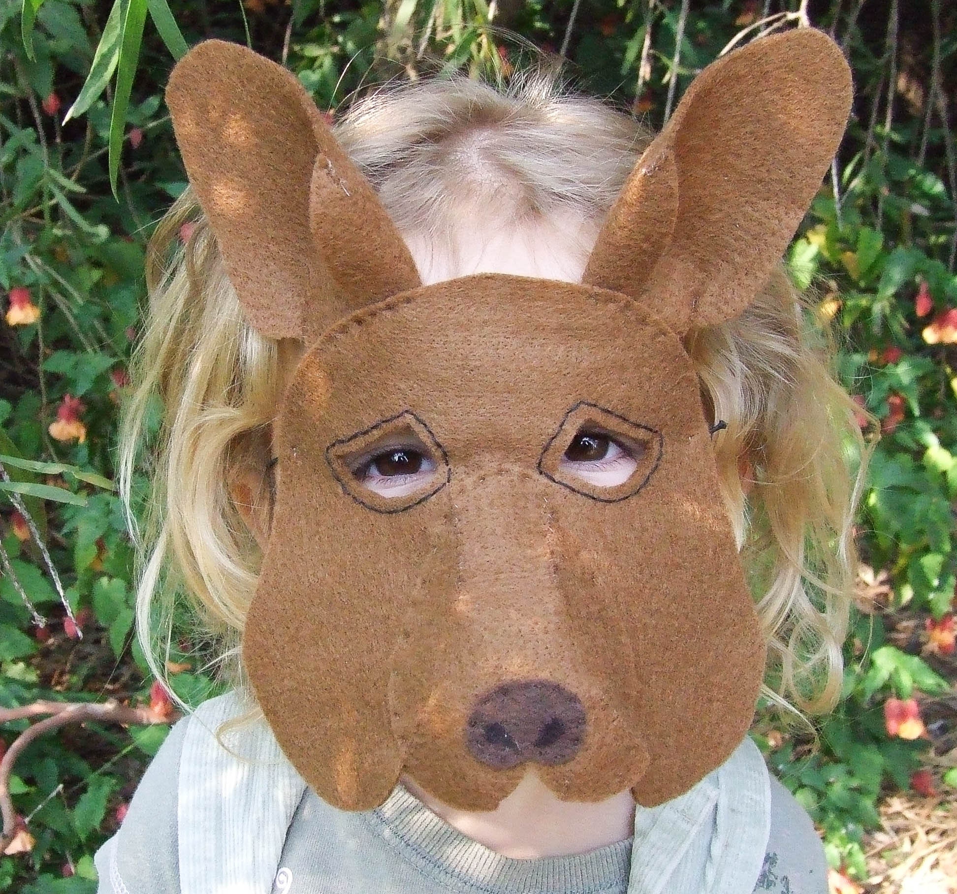 Kangaroo Mask PATTERN. Etsy Australia
