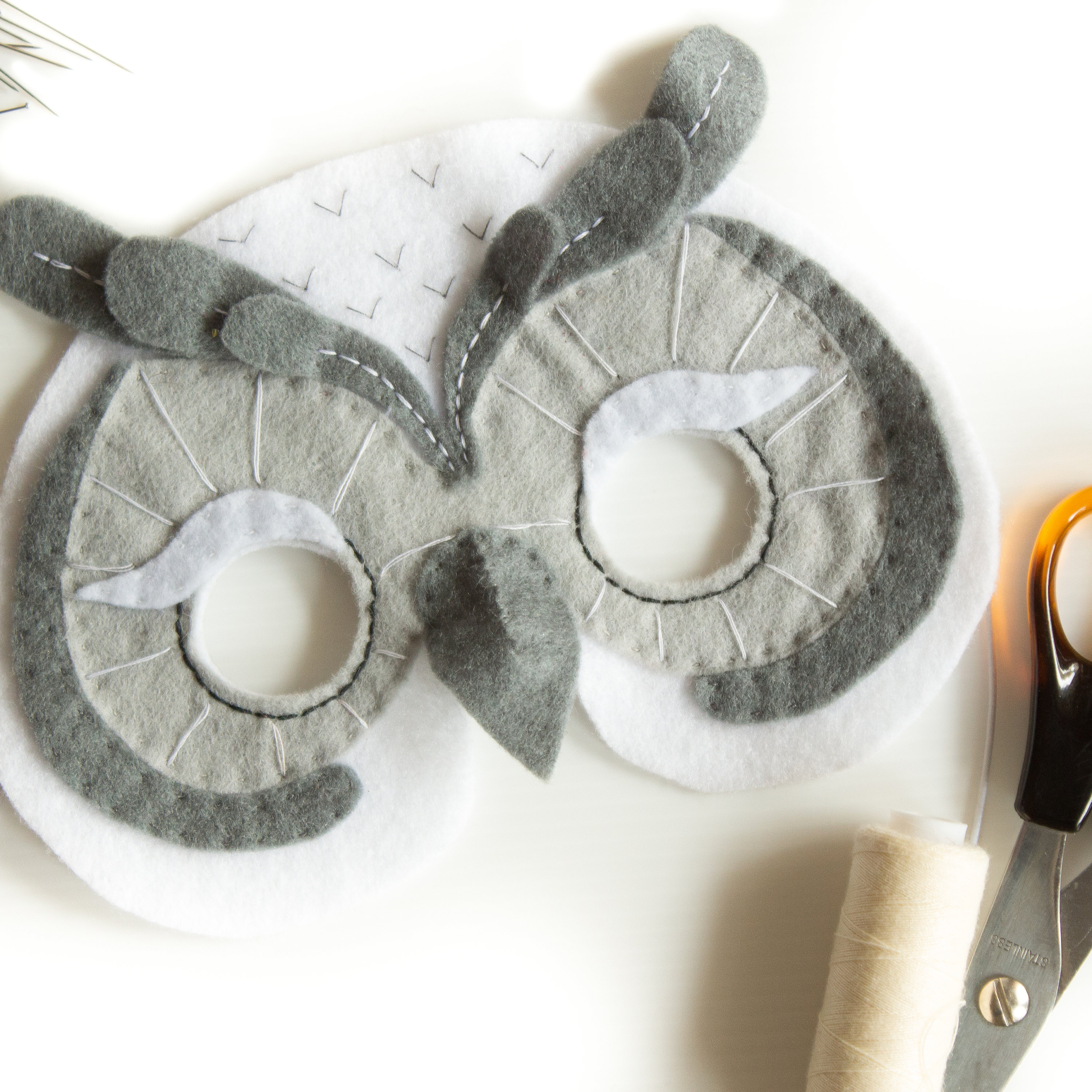 Kids Owl Mask/costume Pattern. PDF Pattern Etsy Canada