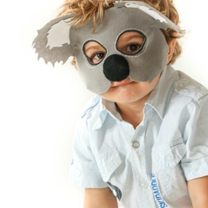 Koala Bear Mask PATTERN. PDF Sewing Pattern for Kids Felt Australian Koala Mask. image 7